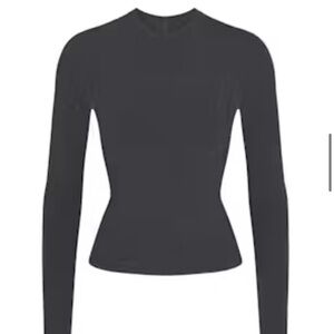 SKIMS Cotton Jersey Long Sleeve T-Shirt